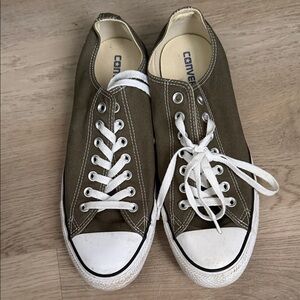 Converse Women’s Olive Lace-Up Sneakers